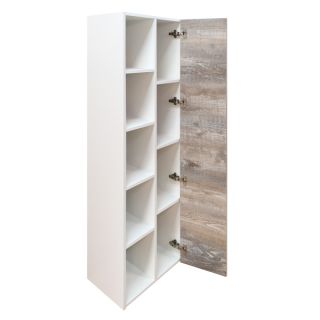 Comforty Шкаф-колонна "Прага-45" дуб белый